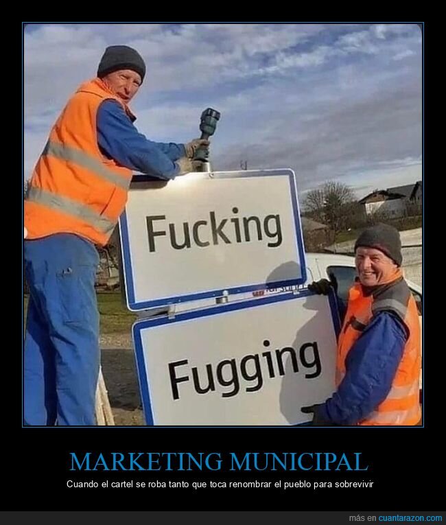 Austria,pueblo,cartel,cambio,renombrar