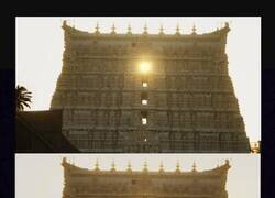 Enlace a Alineación solar perfecta en el templo Sree Padmanabhaswamy (Kerala, India)