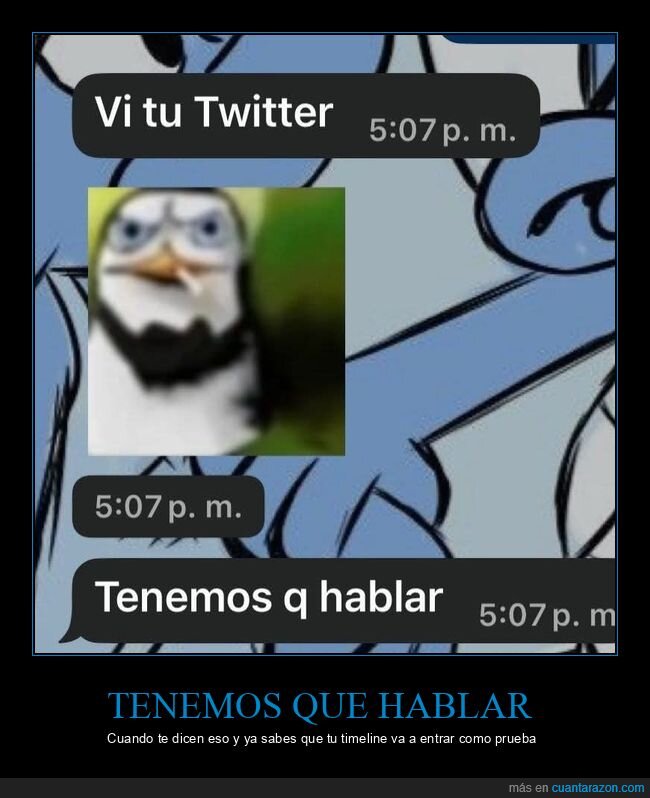 twitter,mensajes,miedo,confesion,pinguino