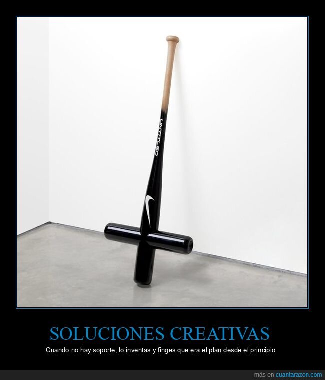 bate,equilibrio,improvisaci&oacute;n,chapuza,ingenio