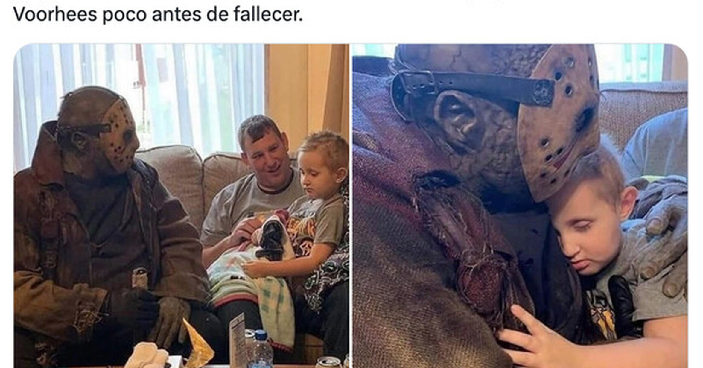 ¡Cuánta razón! / Me parece algo raro, pero bueno, bien por el niño