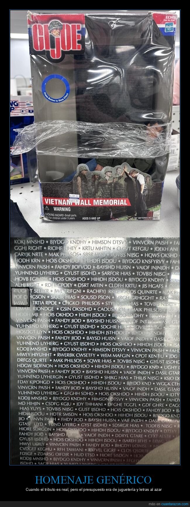 gijoe,vietnam,memorial,gibberish,juguete