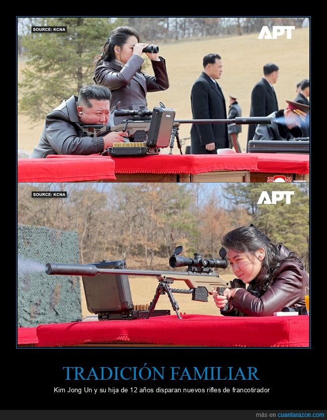 dictadura,familia,rifles,francotirador,propaganda