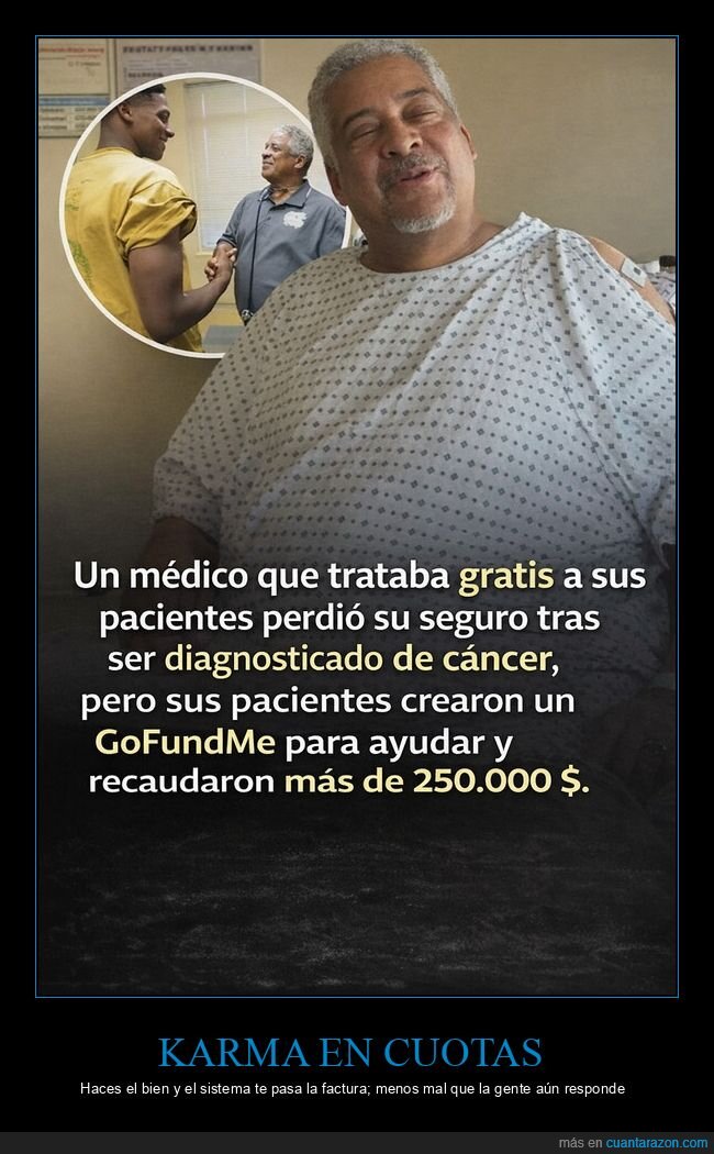medicina,solidaridad,c&aacute;ncer,seguros,goFundMe