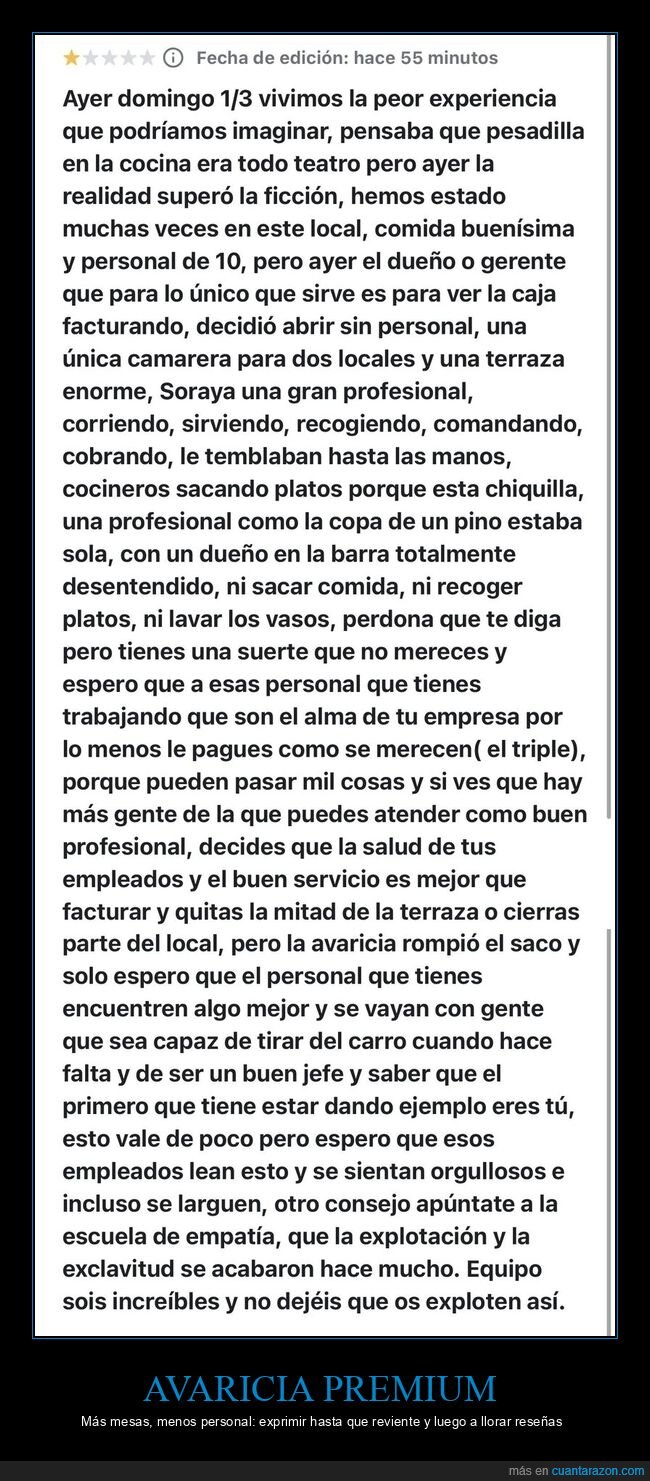 avaricia,hosteler&iacute;a,rese&ntilde;as,explotaci&oacute;n,terraza