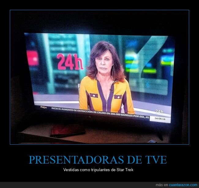 TVE,24h,presentadora,uniforme,cienciaficcion
