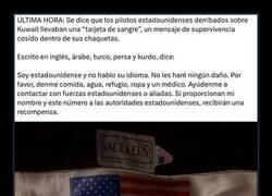 Enlace a Los pilotos estadounidenses derribados sobre Kuwait llevaban una “tarjeta de sangre”, un mensaje de supervivencia cosido dentro de sus chaquetas