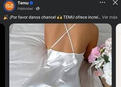 Enlace a Temu vende lencería y el cuñado ya está en modo “hola linda”