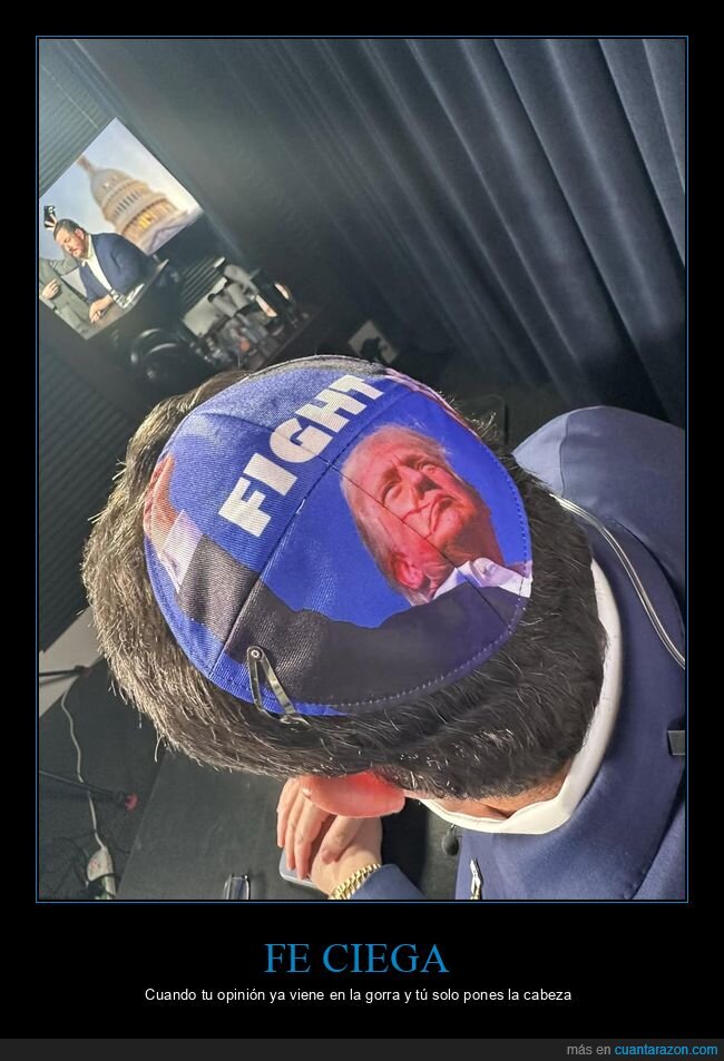 politica,gorra,culto,fanatismo,facebook