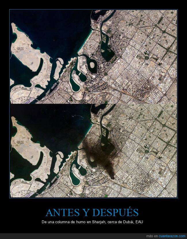 Sharjah,Dub&aacute;i,humo,incendio,pluma