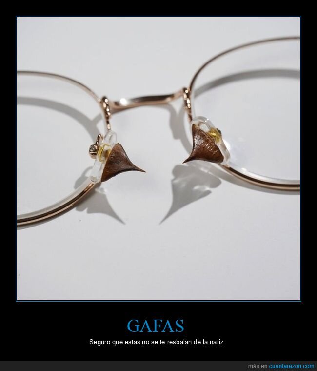 gafas,nariz,pinchos,dolor,chapuza