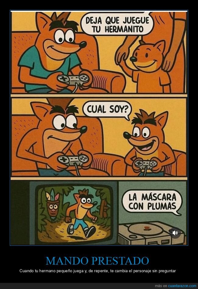 hermanos,videojuegos,mando,Crash,nostalgia