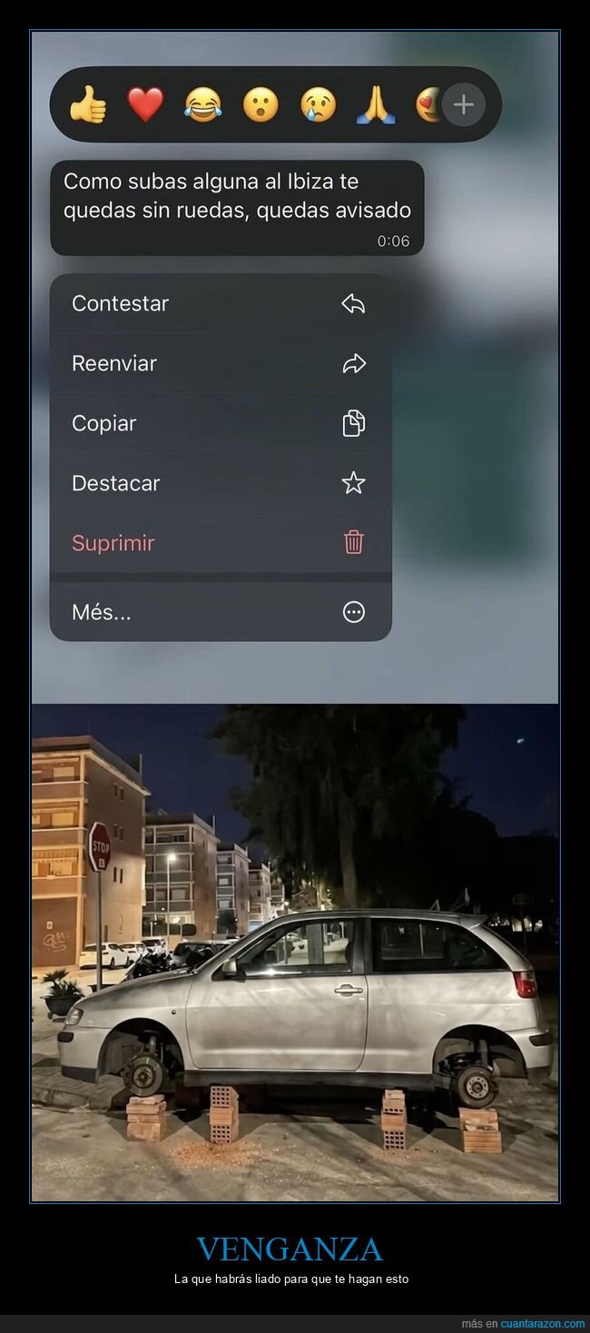ex,Ibiza,amenaza,ruedas,WhatsApp
