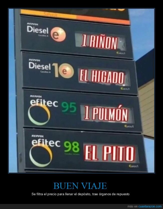 gasolina,precios,carburante,gasolinera,ri&ntilde;&oacute;n