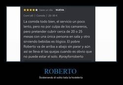 Enlace a Subidle el sueldo a Roberto
