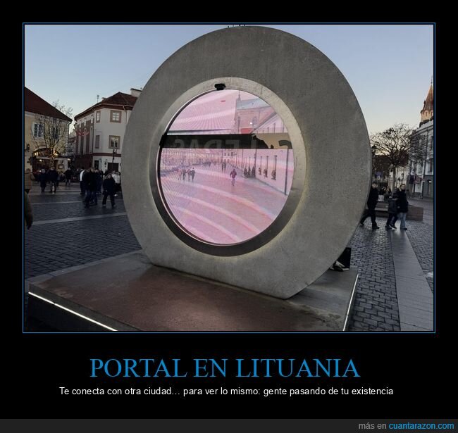 Lituania,pantalla,videollamada,plaza,ciudades,vilnius
