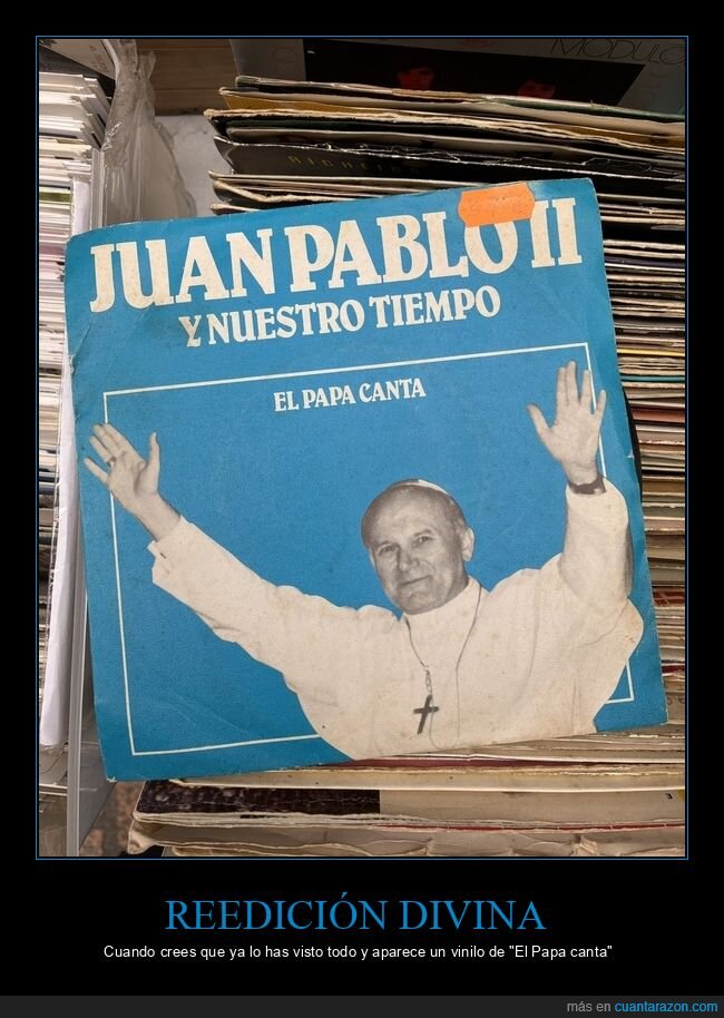 vinilo,papa,juanpablo,coleccionismo,nostalgia