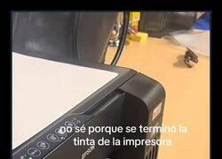 Enlace a No sé por qué se acabó la tinta si solo imprimí una cosita