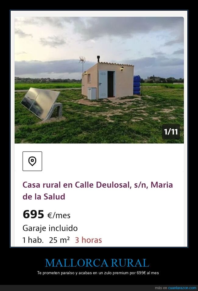 Mallorca,alquiler,minicasa,precio,chapuza