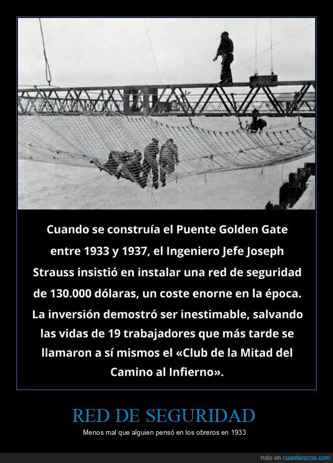 ingenier&iacute;a,seguridad,obreros,puente,red,Chief Engineer Joseph Strauss