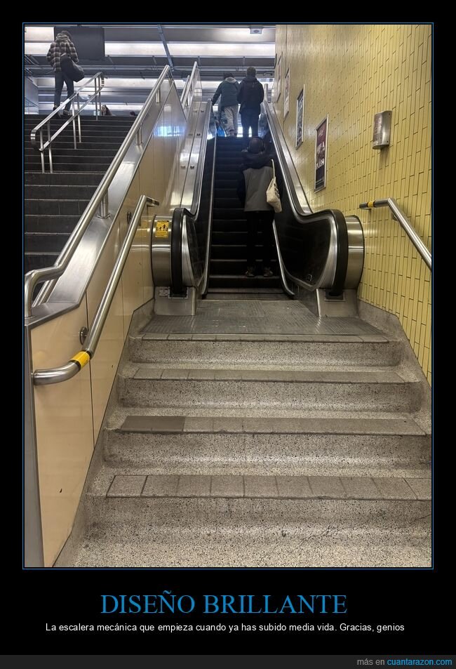 escalera,metro,dise&ntilde;o,absurdo,arquitectura