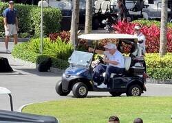 Enlace a Gestionando el país desde el carrito, el bueno de Donald