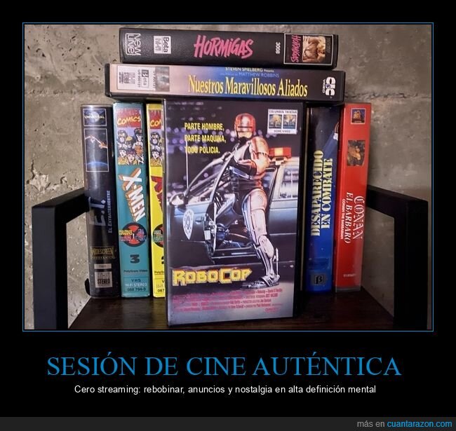 VHS,Robocop,nostalgia,domingo,rebobinar