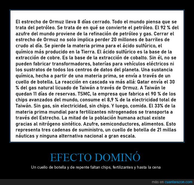 Ormuz,suministro,petr&oacute;leo,chips,fertilizantes