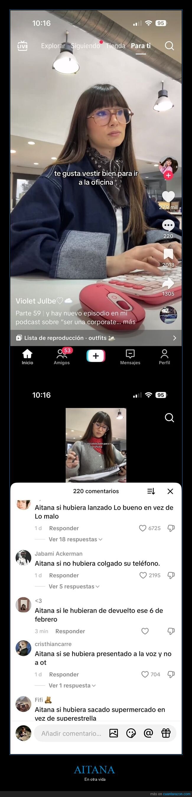 aitana,oficina,outfit