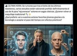 Enlace a Quieren prohibir la IA para rejuvenecer a los actores viejos