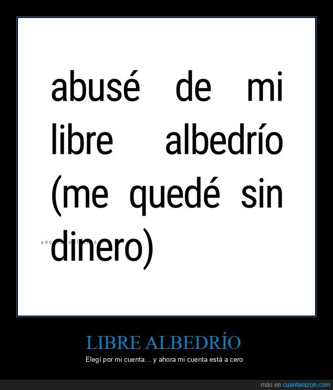 librealbedr&iacute;o,dinero,decisiones,pobreza,consecuencias