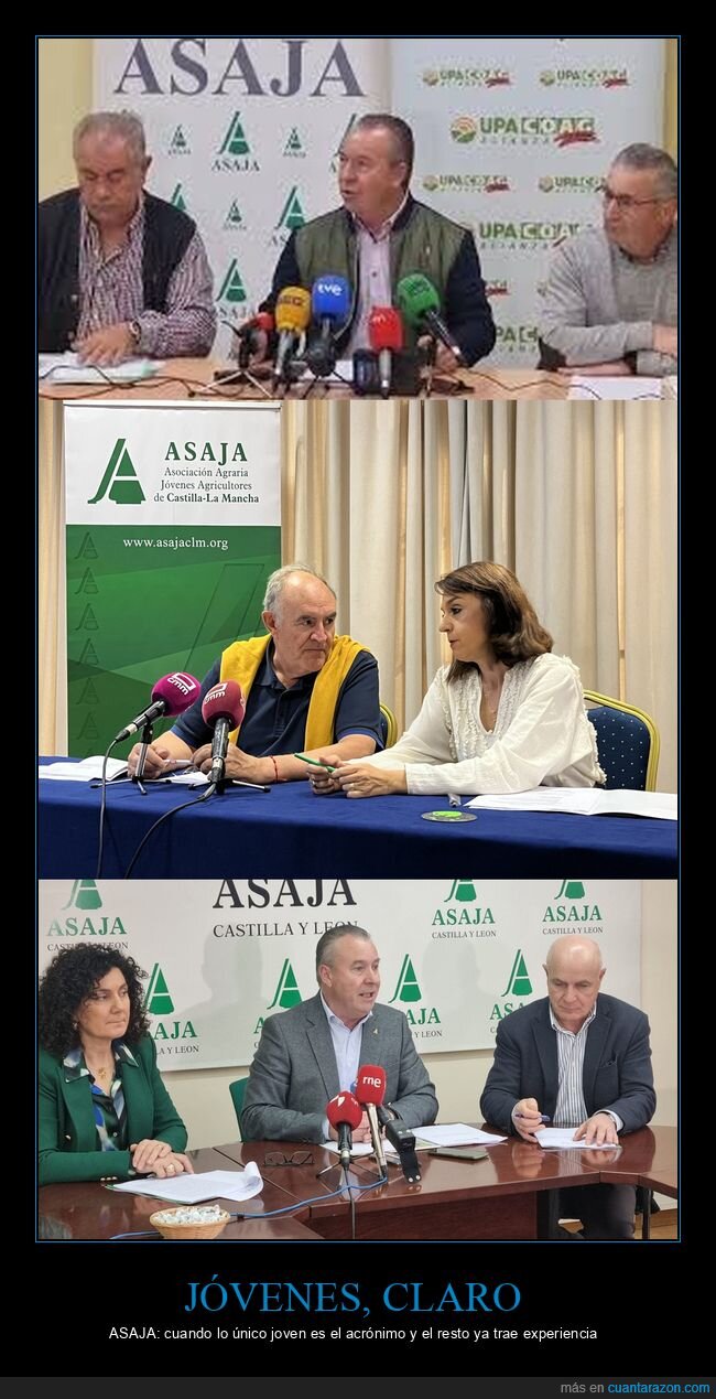 ASAJA,agricultura,ruedadeprensa,sindicato,jovenes