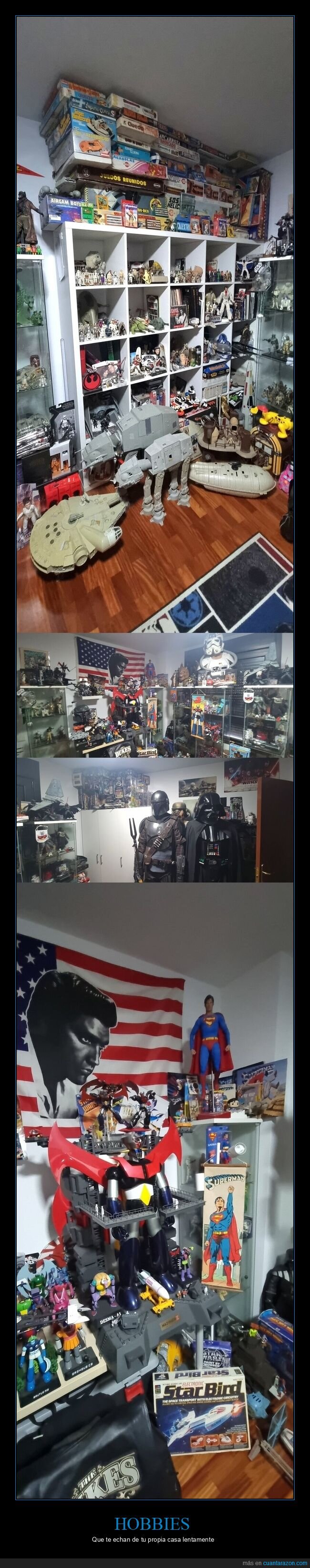 coleccionismo,figuras,vitrinas,juguetes,saturaci&oacute;n