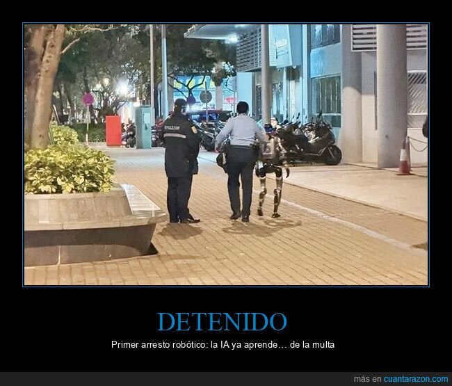 robot,policia,arresto,tecnologia,calle