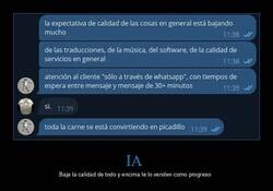 Enlace a Resumen de la IA: toda la carne se está convirtiendo en picadillo