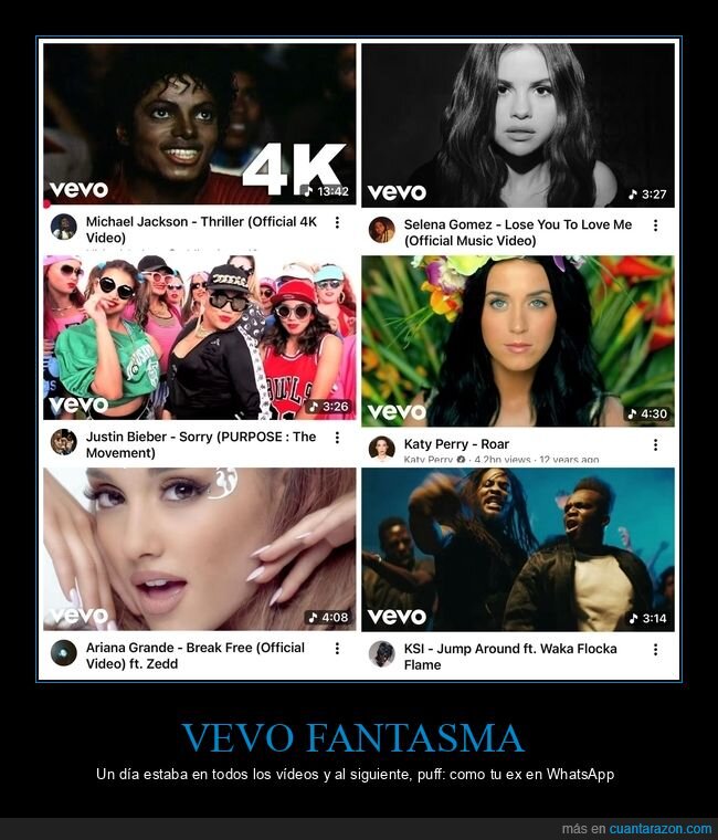 vevo,youtube,nostalgia,musica,desaparicion