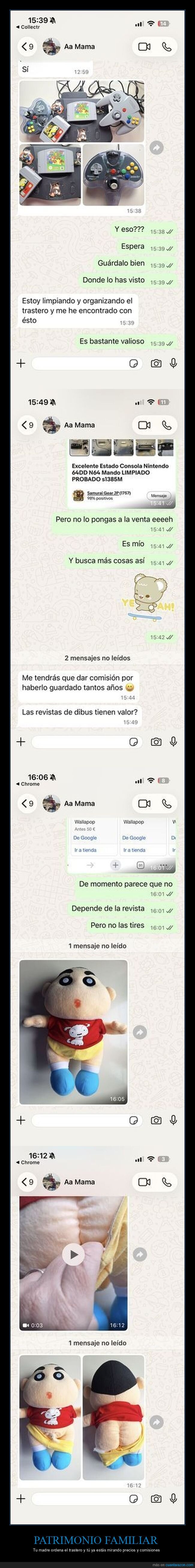 Nintendo64,trastero,madre,Wallapop,coleccionismo