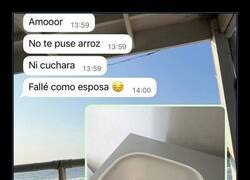 Enlace a Ni arroz, ni cuchara… ni comida