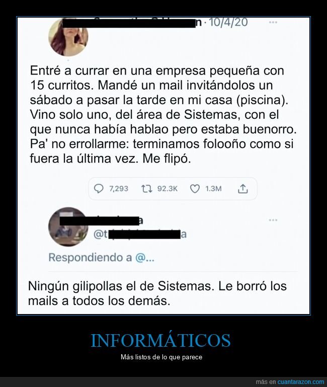 Sistemas,correo,empresa,invitacion,borrado