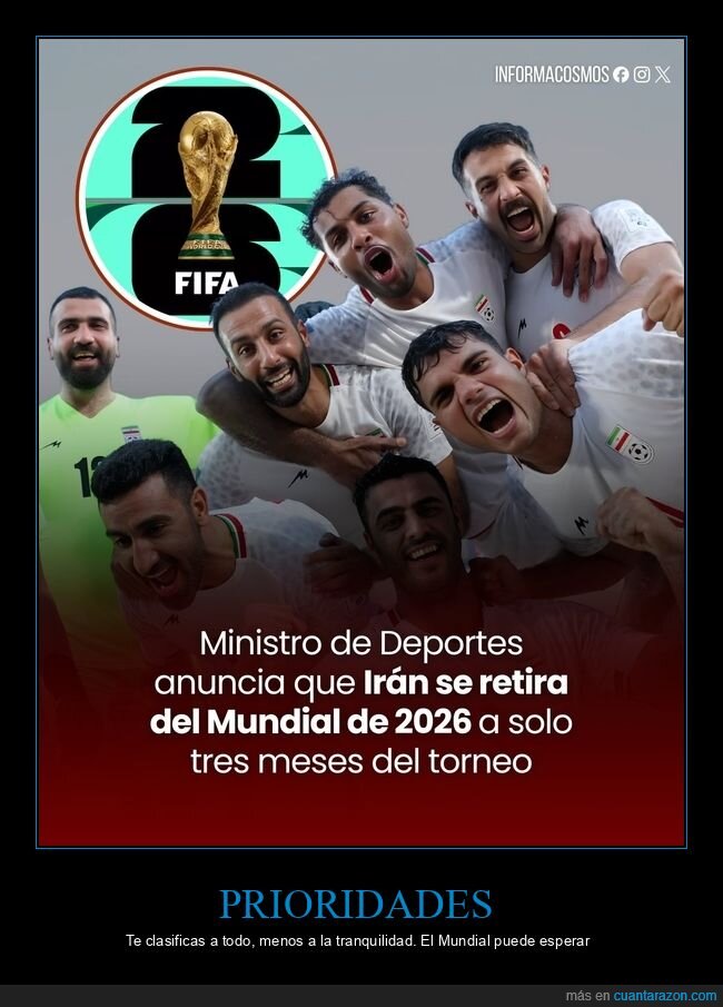 Ir&aacute;n,Mundial2026,FIFA,retiro,conflicto