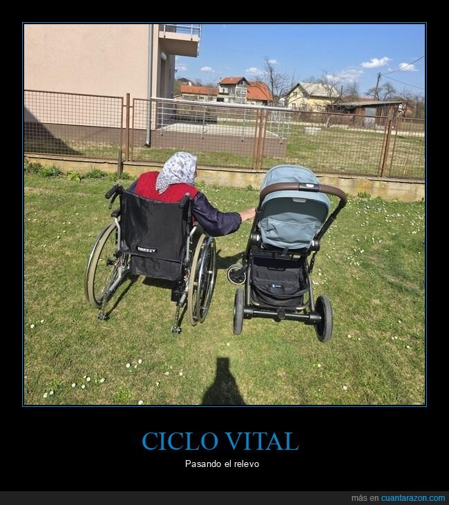 abuela,cochecito,silla,relevo,familia