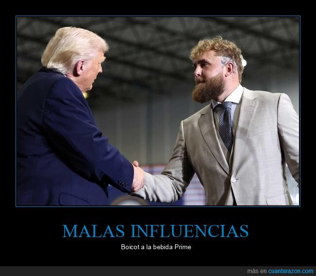 Trump,JakePaul,Prime,publicidad