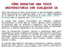 Enlace a Redacta una tesis con IA… y luego reza para que no te la revise el tutor