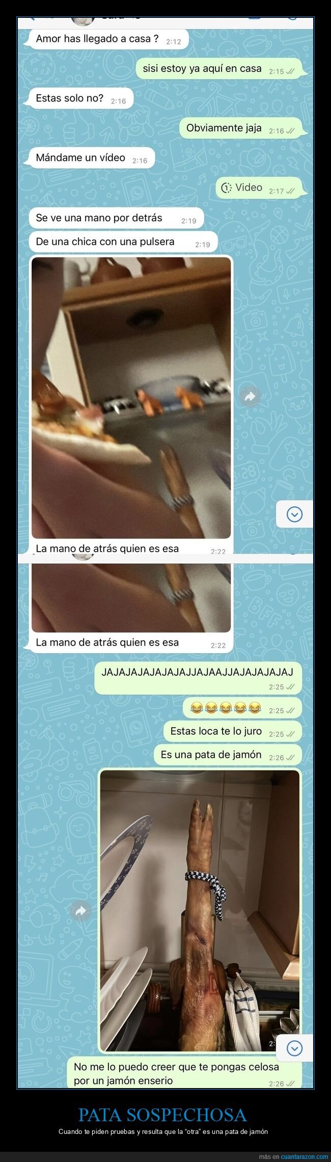 whatsapp,celos,jam&oacute;n,pulsera,mano