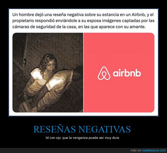 airbnb,rese&ntilde;a,c&aacute;maras,infidelidad,venganza