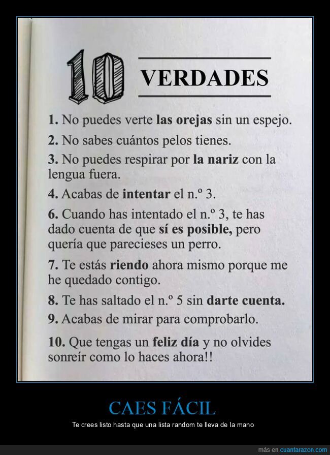 verdades,lista,troleo,lectura,trampa