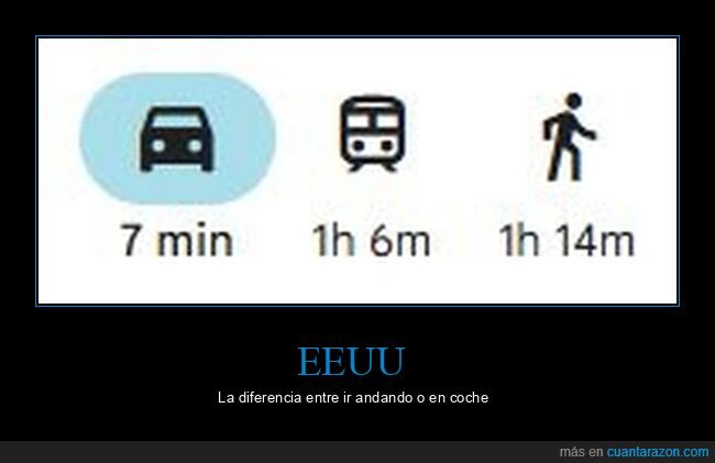 EstadosUnidos,transporte,tr&aacute;fico,distancias,andar