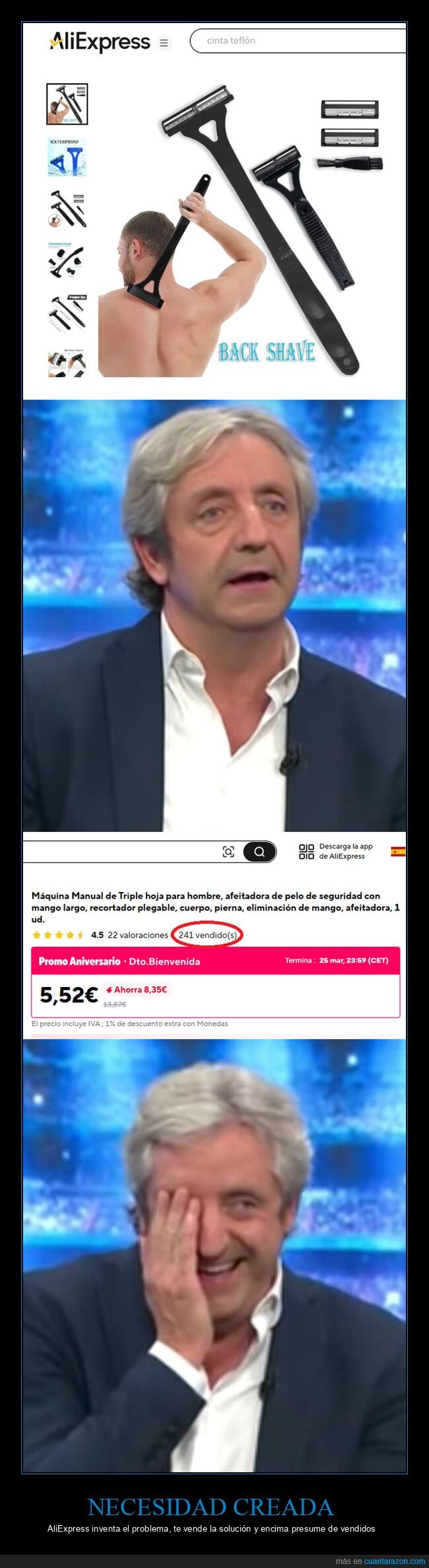 AliExpress,afeitado,espalda,gadget,absurdo