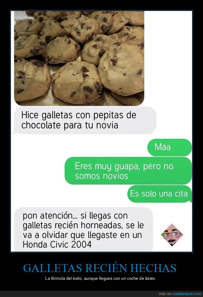 galletas,citas,novios,cocina,coche