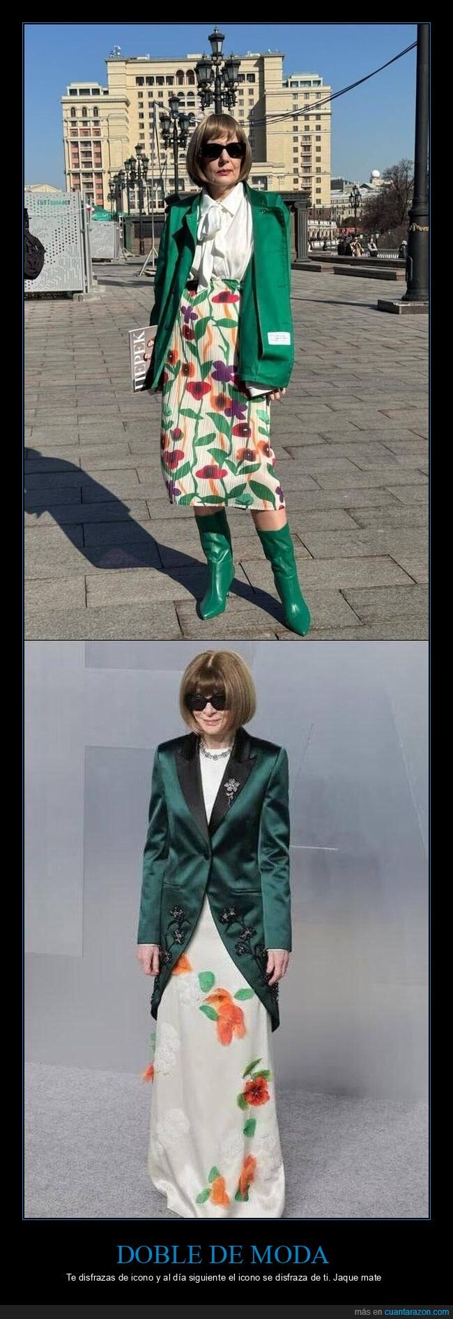 cosplay,moda,Wintour,abuela,r&eacute;plica